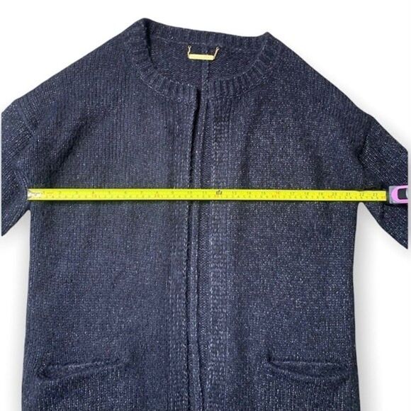 Juicy Couture Cardigan Women's XS Alpaca Wool Blue Knit Chunky City Sweater - Picture 4 of 10